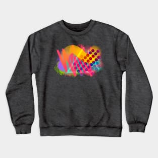 Jumpy abstract splash 1 Crewneck Sweatshirt